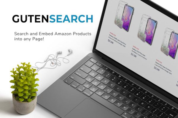 GutenSearch - Amazon Affiliates Products Search WordPress Eklentisi
