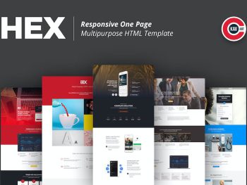 HEX - One Page Multipurpose HTML Template Yazı Tipi