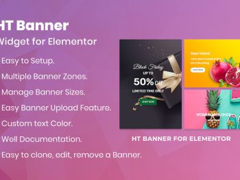 HT Banner for Elementor WordPress Eklentisi