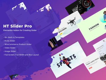 HT Slider Pro For Elementor WordPress Eklentisi
