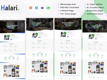 Halari – Business Agency Consulting HTML Template Yazı Tipi