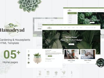 Hamadryad | Gardening & Houseplants HTML Template Yazı Tipi