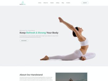 Handstand - Gym & Fitness HTML Template Yazı Tipi