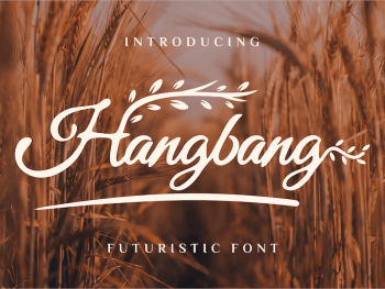 Hangbang Font Yazı Tipi