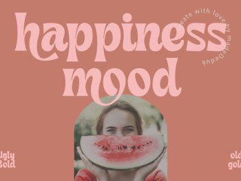 Happiness Mood - Retro Fonts Yazı Tipi