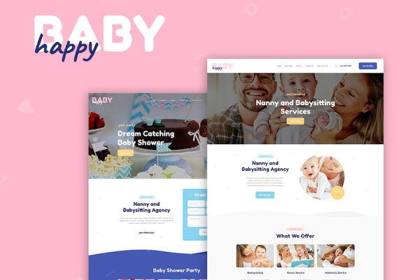 Happy Baby WordPress Teması