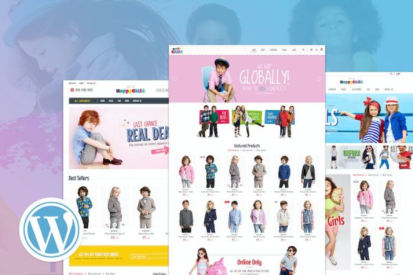 HappyChild - Multi Store Responsive  Them WordPress Teması