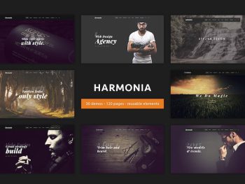 Harmonia - Multipurpose One/Multi-Page Template Yazı Tipi