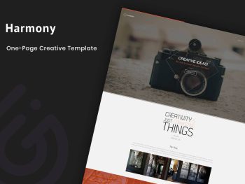 Harmony - Animated One-Page HTML 5 Template Yazı Tipi