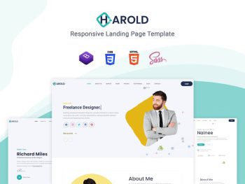 Harold - Personal Portfolio Template Yazı Tipi