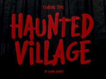 Haunted Village Yazı Tipi