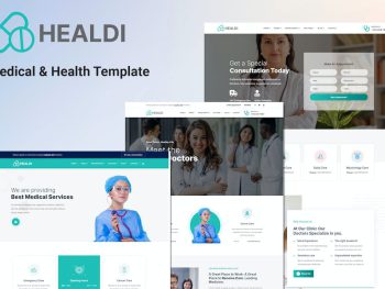 Healdi - Medical & Health Template Yazı Tipi