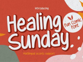 Healing Sunday - Fun Comic Font Yazı Tipi