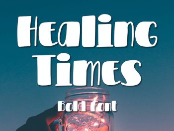 Healing Times - Bold Font Yazı Tipi