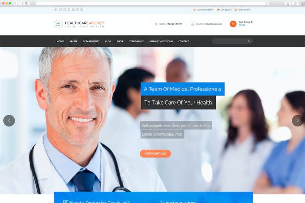 Healtcare Agency WordPress Teması