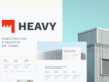 Heavy - Industrial WordPress Teması