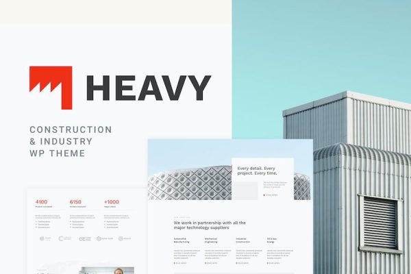 Heavy - Industrial WordPress Teması