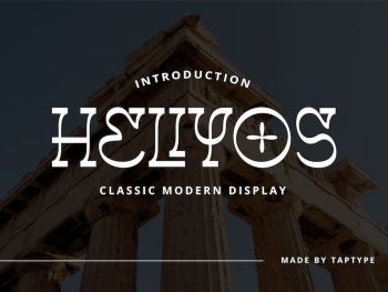 Heliyos - Slab Serif Display Font Yazı Tipi