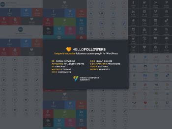 Hello Followers - Social Counter Plugin WordPress Eklentisi