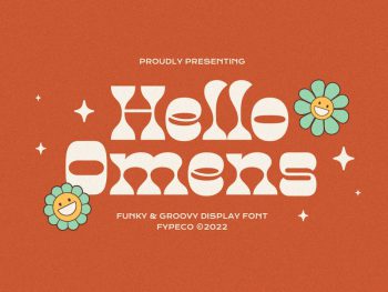 Hello Omens - Funky Groovy Font Yazı Tipi