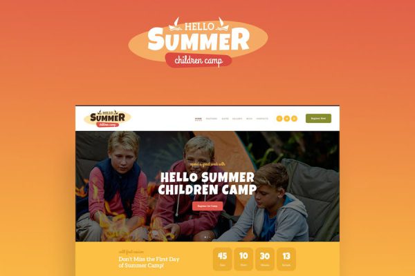 Hello Summer WordPress Teması