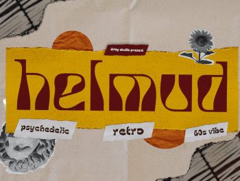 Helmud – Retro Psychedelic Font Yazı Tipi