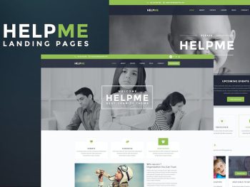 HelpMe - Nonprofit Landing Page Template Yazı Tipi