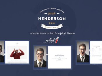 Henderson - vCard Personal Portfolio Jekyll Theme Yazı Tipi