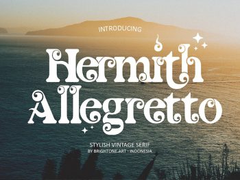 Hermith Allegretto - Classic Style Yazı Tipi