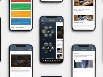 Hexagone | Mobile Website Template Yazı Tipi