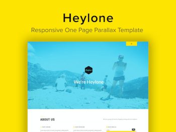 Heylone - Responsive One Page Parallax Template Yazı Tipi