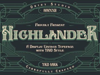 Highlander Yazı Tipi