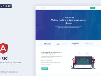 Hiric - Angular Landing Template Yazı Tipi