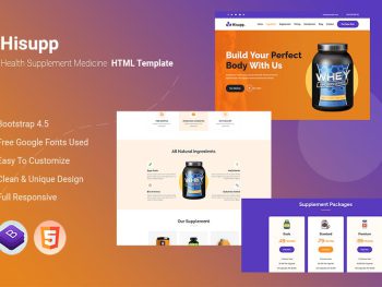 Hisupp - Health Supplement Medicine HTML Template Yazı Tipi