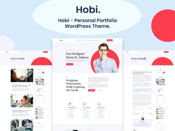 Hobi - Personal Portfolio WordPress Teması