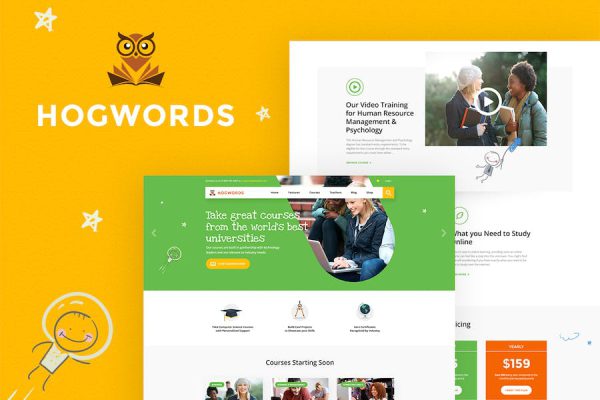 Hogwords - Education Center WordPress Teması