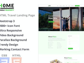 Home - Single Property HTML Template Yazı Tipi