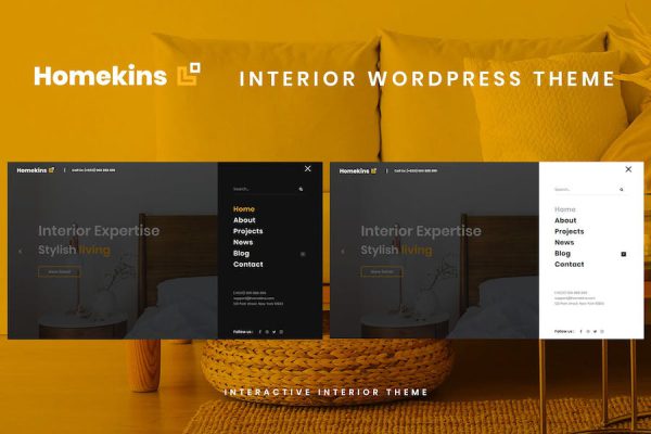 Homekins - Interior WordPress Teması