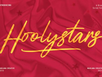 Hoolystars Marker Brush Script Font Yazı Tipi