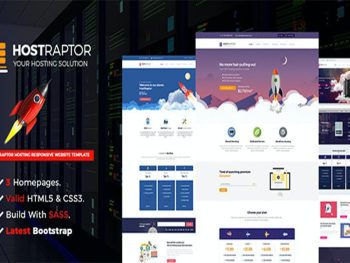 Host Raptor - Hosting Domain Template Yazı Tipi