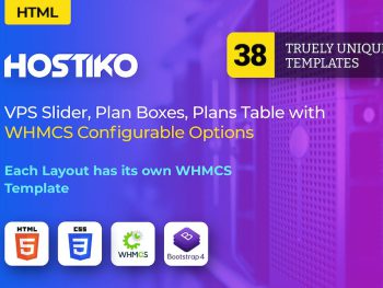 Hostiko - Hosting HTML & WHMCS Template With Isome Yazı Tipi