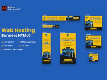 Hosting Website Banners HTML5 - Animate CC Yazı Tipi