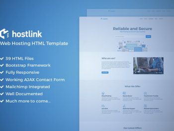 Hostlink - Web Hosting HTML Template Yazı Tipi