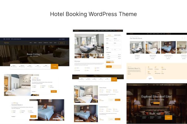 Hotel Booking - Romancy WordPress Teması