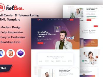 Hotline | Call Center and Telemarketing HTML Templ Yazı Tipi