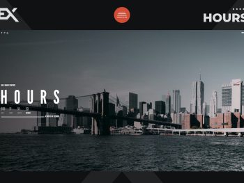 Hours - Responsive Coming Soon Page Yazı Tipi