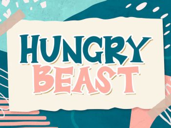 Hungry Beast - Playful Display Font Yazı Tipi