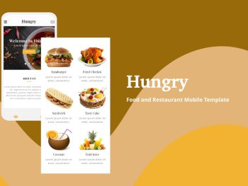Hungry - Food and Restaurant Mobile Template Yazı Tipi