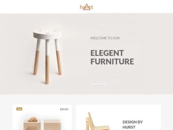 Hurst - eCommerce Furniture Template Yazı Tipi