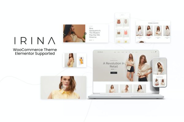 IRINA - Elementor WooCommerce Theme WordPress Teması